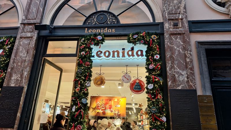 Leonidas chocolate Brussels