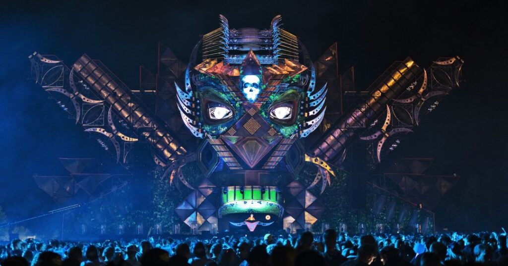 Music festival Tomorrowland in Belgium