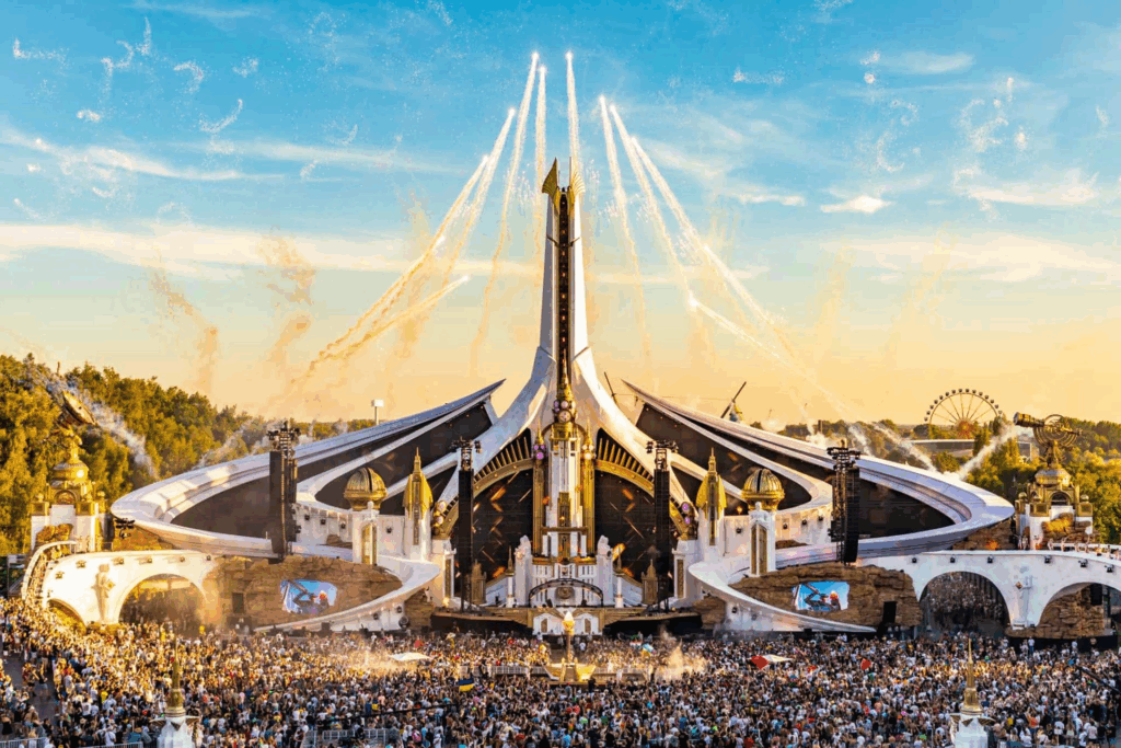 Tomorrowland festival in Belgium