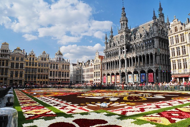Flower carpet in Brussels